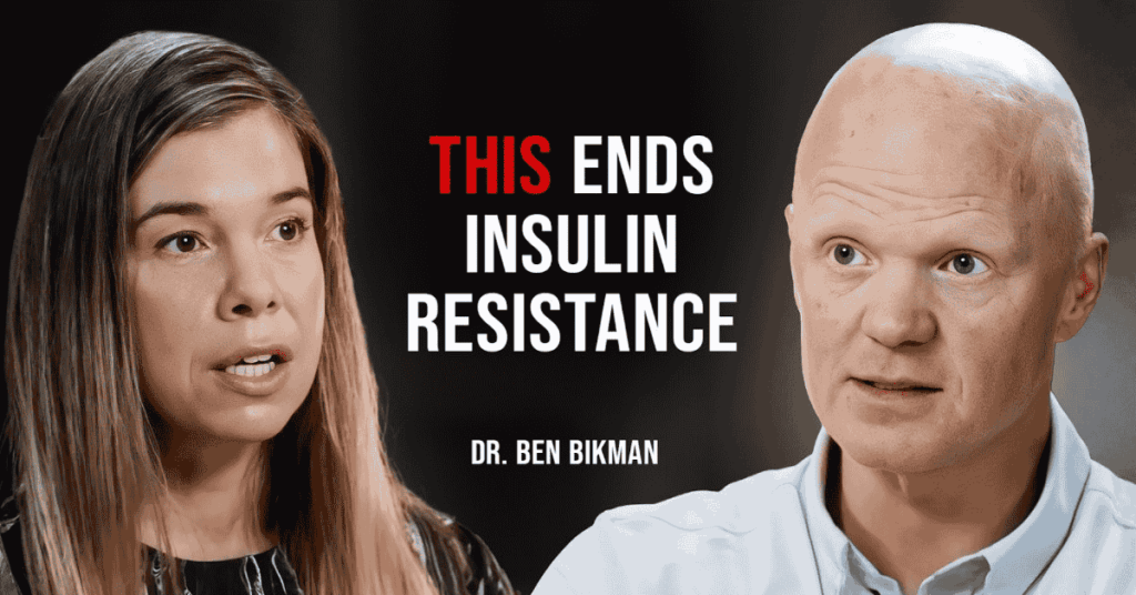 An image of the video thumbnail for Dr. Ben Bikman: How To Reverse Insulin Resistance Through Diet, Exercise, & Sleep
